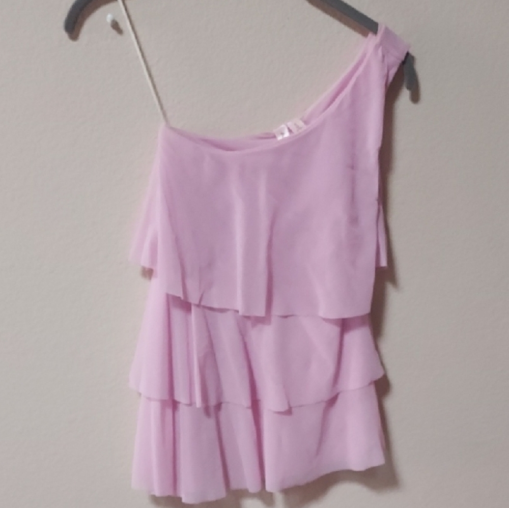 Sweet Pea Pink Layered Camisole Top
